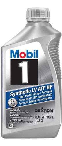 Aceite Mobil Transmisión Automática Sintético Lv Atf Hp 1 Qt