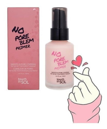 No Poreblem Primer Touch In Sol Primer Coreano 30ml