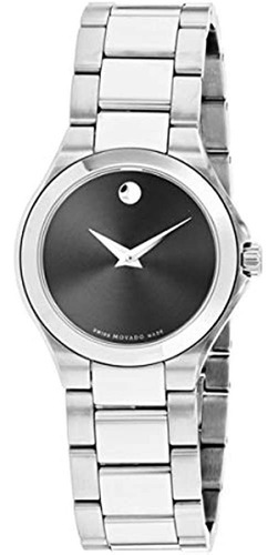 Movado Defio Reloj De Cuarzo Con Esfera Negra Para Mujer 060