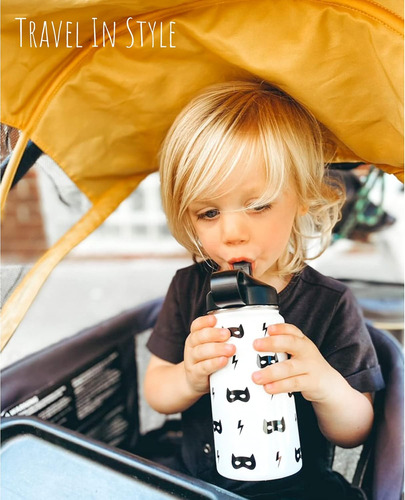 Botella De Agua Para Niños, Termo De Acero Inoxidable Con Ai