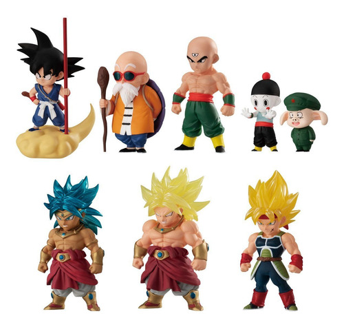 Set Figuras Dragon Ball Adverge 8 Unidades Wcf