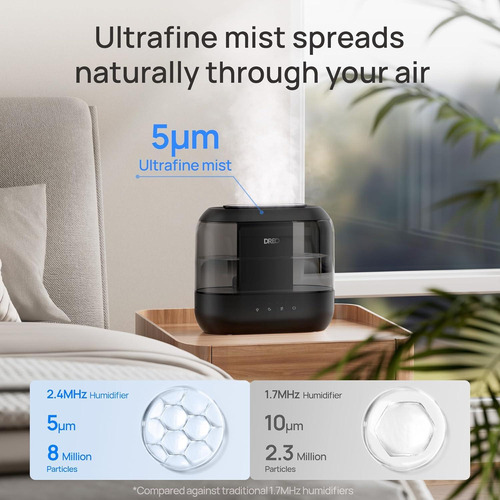 Humidificador Dreo Hm311 4l Ultrasónico Con Luz Nocturna