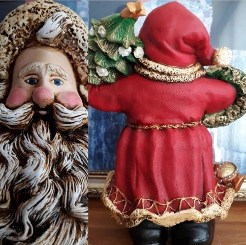 Papai Noel Peça Decorativa - 35 Cm Brasil De Todos Os Santos
