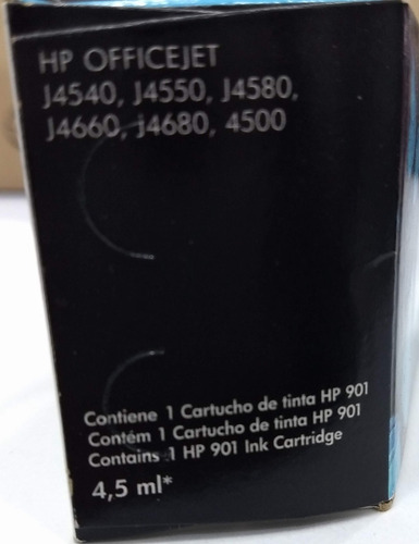 Imagen 2 de 3 de Cartucho Original Hp 901 Negro
