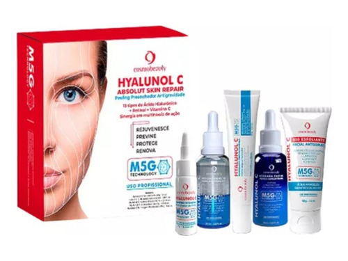 Kit Hyalunol C Absolut Skin Repair Peeling Preenchedor M5g Tipo de pele Todo tipo de pele