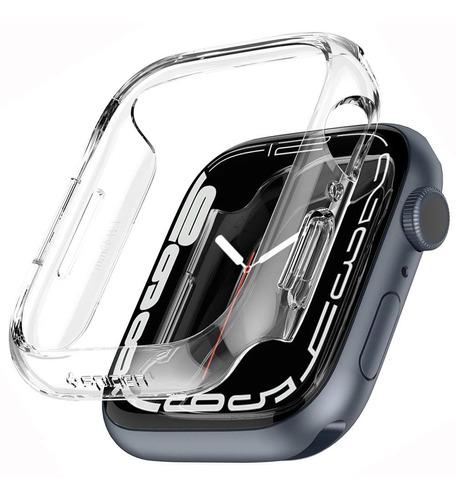 Case Spigen Thin Fit Compatible Con Apple Watch 45mm Clear