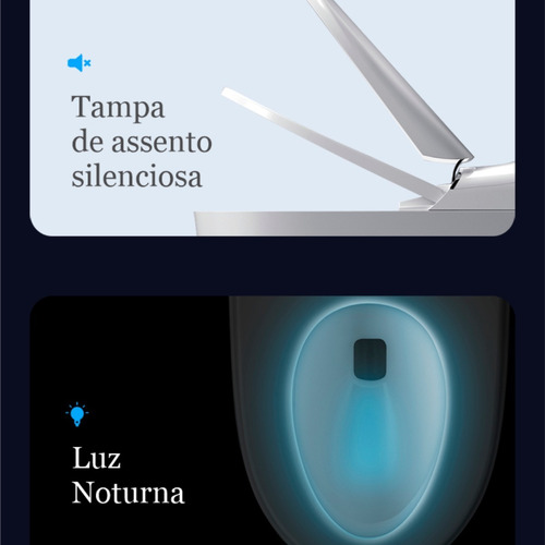 Vaso Sanitário Inteligente Mais Completo - Luxo