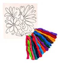 Comprar Kit Para Bordar Tenango: 1 Cuadro, 15 Hilos, Agujas  