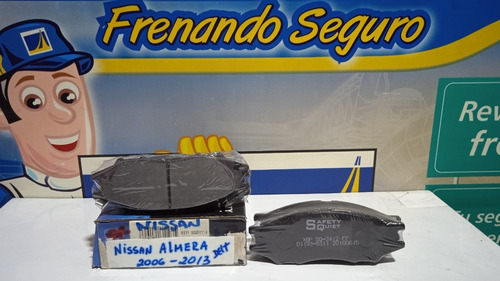 Pastilla Frenos Nissan Almera Del. 2006-2013    8311