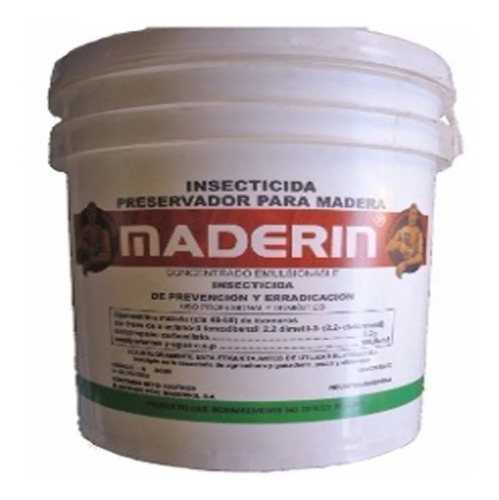 Curador Preservador Insecticida Madera Maderin Al Agua 4 Lt