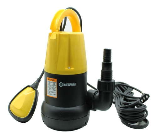 Bomba Submersível 1/2hp 370w Água Limpa E Turva Matsuyama