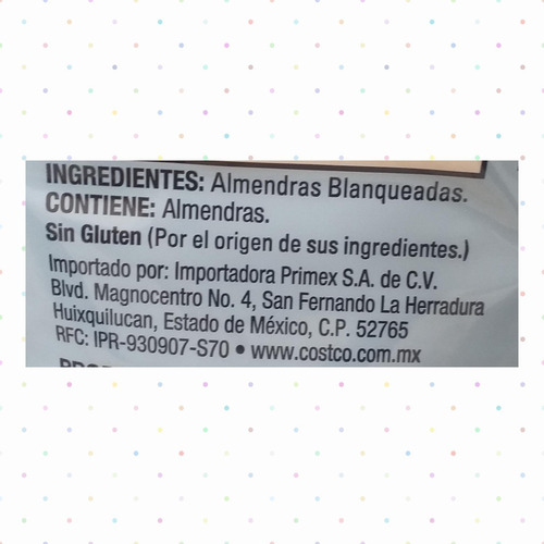 Imagen 3 de 4 de Harina De Almendra Kirkland Importada 1.361 Kg Costco Keto