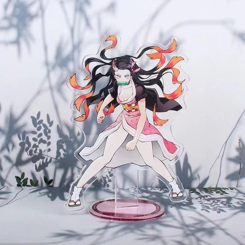 Decoração de mesa de várias figuras de anime em acrílico