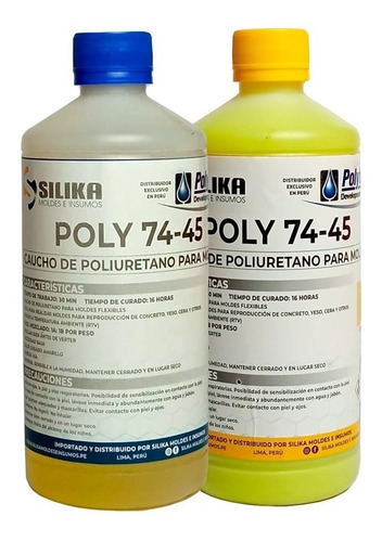 Caucho De Poliuretano 70 - Moldes Para Estampado De Concreto