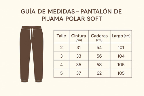 Pantalon Pijama Abrigado Polar Soft Peluche Invierno Mujer