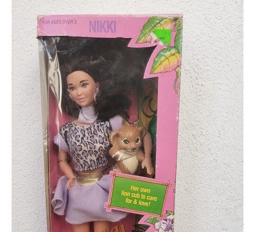 Barbie Nikki Animal Loving Mattel 1988 (Usado)