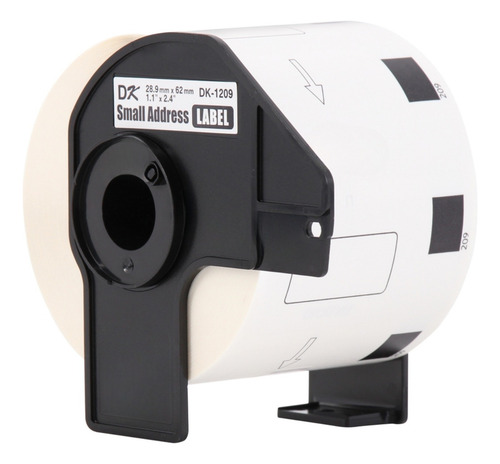 Kit 5x Etiqueta Térmica Compativel Dk-1209 Ql800 29x62mm Branco