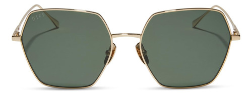 Diff Harlowe Gafas De Sol Angulares Para Hombres Y Mujeres +