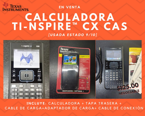 Caculadora Ti - Nspire Cx Cas (usado: Estado 9/10)