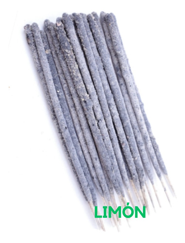 Incienso Artesanal 40 Varitas Gruesas De Aromas Exóticos Limón