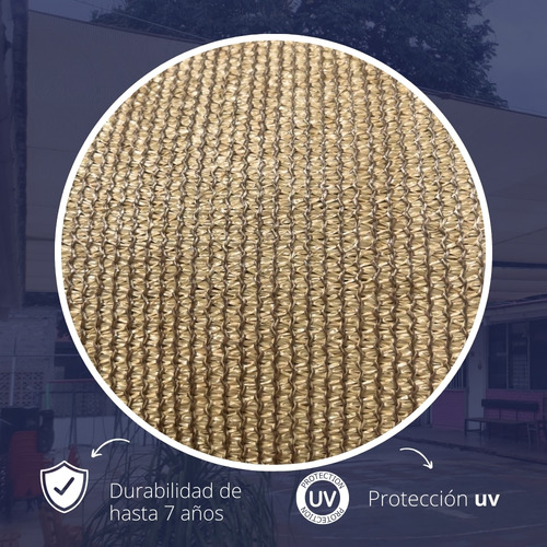 Malla Para Balcón Raschel 90% Ámbar 3x.80m - Namex
