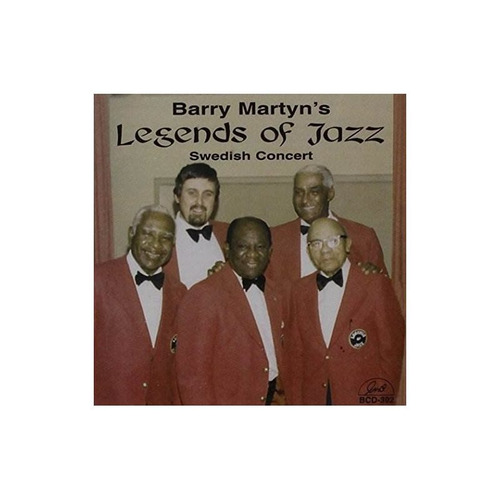 Martyn Barry Legends Of Jazz Swedish Concert Usa Import Cd