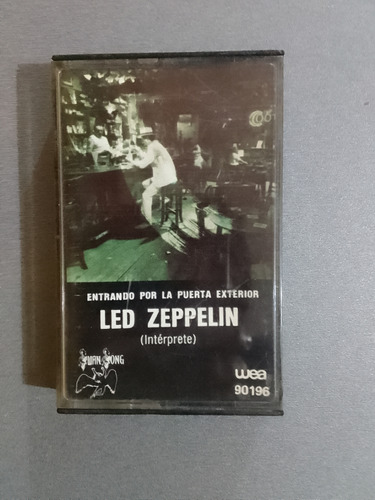 Led Zeppelin In Trough The Out Door Cassette Impecable