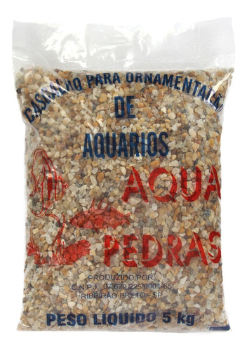 Substrato Para Aquários Aqua Pedras Cascalho De Rio Nº02