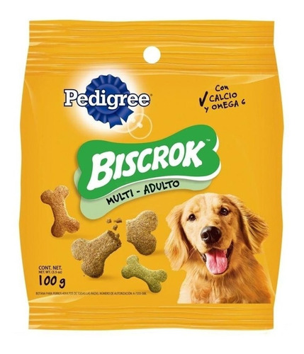 Botana Para Perro Pedigree Biscrok Multi Adulto 100g