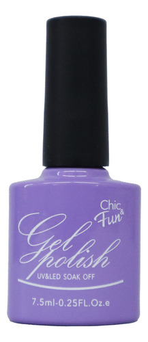 1un Esmaltes Em Gel 7.5ml Chic & Fun Unhas Uv Led 100 A 199 Cor 122