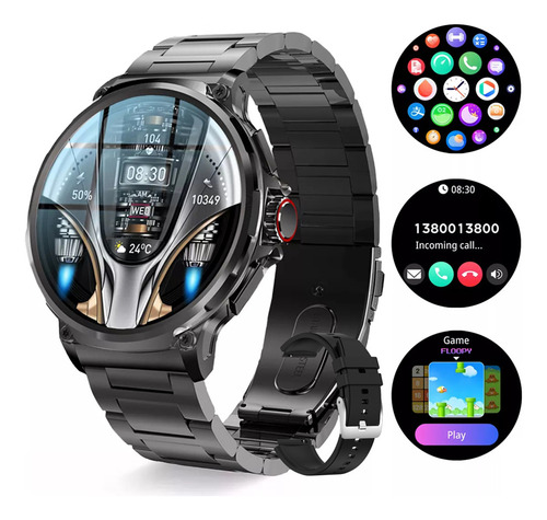 Reloj Inteligente Hombres Bluetooth Smart Watch Impermeable