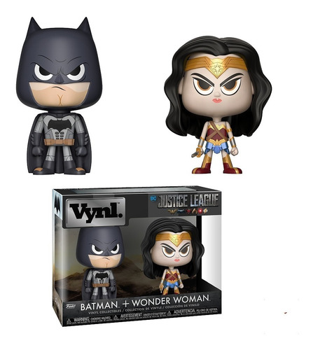 Batman Y Wonder Woman Mujer Maravilla Funko Vynl Dc Pack X2 
