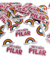 Comprar Llavero Personalizado Arcoíris Nombre Souvenir 3d X30 Arcoíris