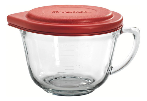 Anchor Hocking Batter Bowl, Tazón De Mezcla De Cristal De...