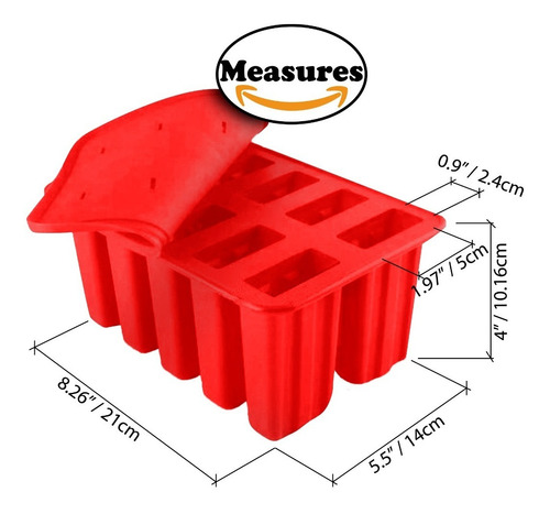 Imagen 4 de 8 de Moldes De Silicona Para Paletas De Helados