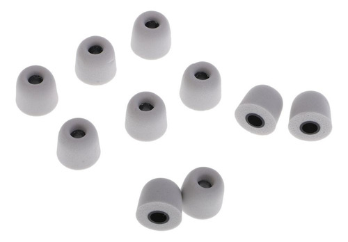 5 Pares De De Espuma De Memória De 4,5 Mm Para Cinzento