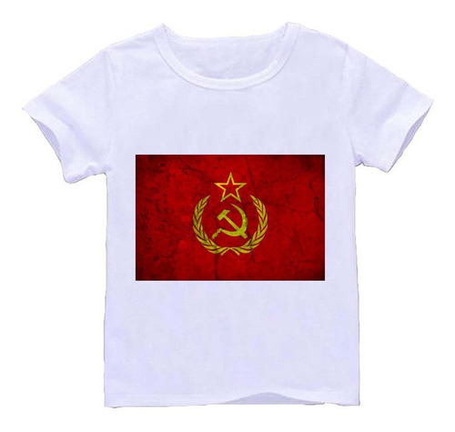 Remera Blanca Adultos Cccp R405