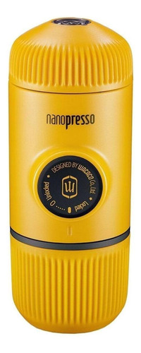 Cafetera portátil Wacaco Nanopresso manual amarilla expreso