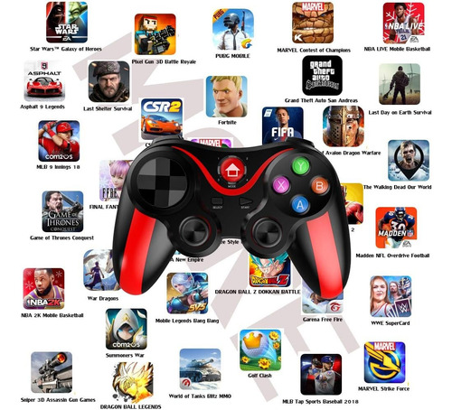 Control Mando Para Celu Gamepad Bluetooth Celular Android Pc