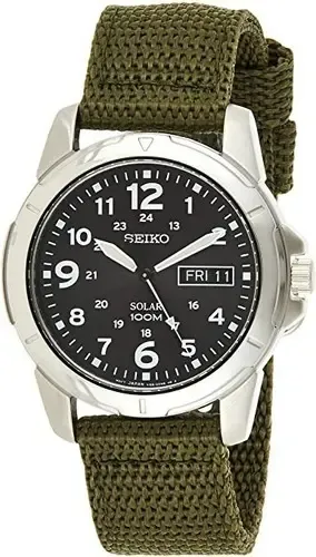 Relógio Seiko Solar Sports Sne095p2 Militar Verde Green | MercadoLivre
