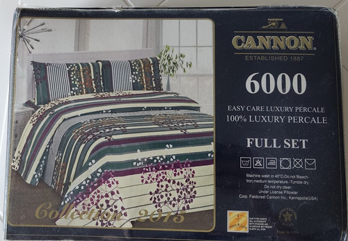 Juego De Sabanas Cannon 6000 Hilos (tamño Matrimonial) Detal