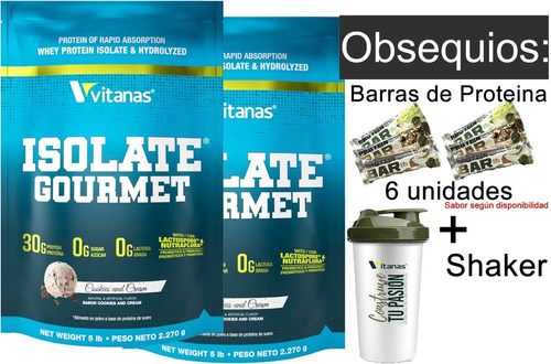 Whey Isolate Gourmet X10 Libras - Mejor Que Isopure O Iso100