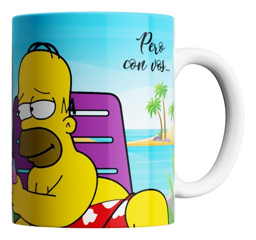 Tazas De Cerámica - Los Simpson (nuevos Modelos)