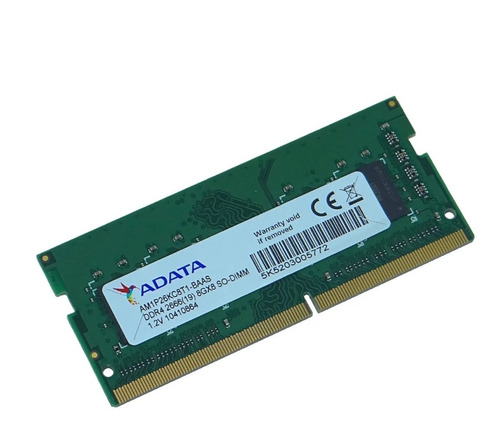 Memoria Adata Notebook 8gb Ddr-4 2666mhz Am1p26kc8t1