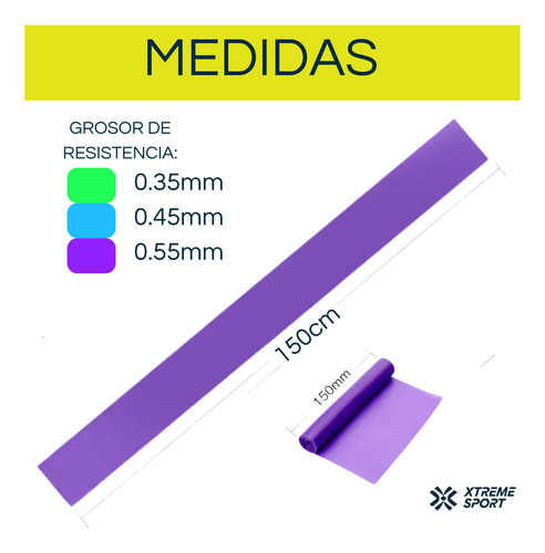 Bandas Elásticas De Resistencia 150cm Ejercicios Terapia