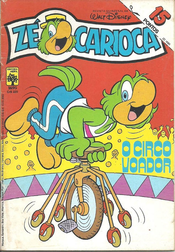 Zé Carioca - Nº. 1695 - Editora Abril - 1984