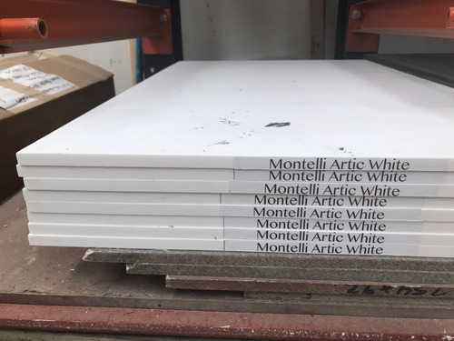 Placa Tipo Corian Marca Montelli Dupont .76x3.05 Mts Blanco