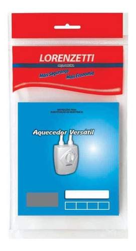 Calentador Lorenzetti 5500w 127v con resistencia versátil