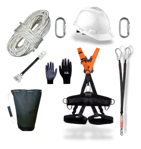 Equipamentos De Proteção Epi P/ Trabalho Em Altura Kit Nr35