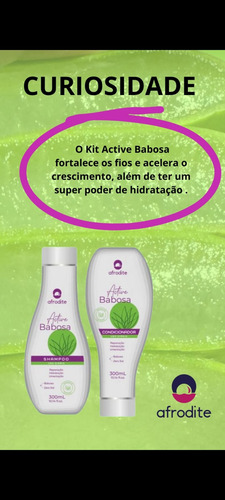 Kit Shampoo E Condicionador Babosa+mascara De Hidratação